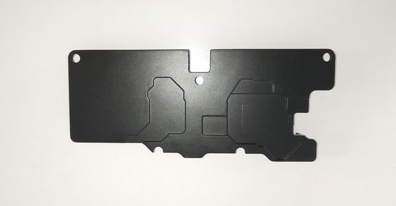 Fundición a presión de la aleación de aluminio de las piezas de la telecomunicación de la precisión ADC12 que pule con chorro de arena electroforesis