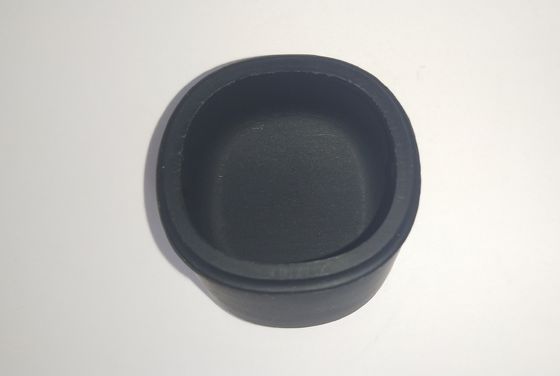Manga de goma cilíndrica 1*25m m de la manija de las piezas negras de la goma de silicona