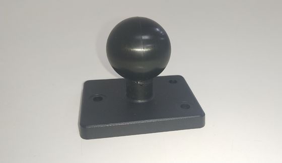 Pulir con chorro de arena el polvo que arruina piezas de aluminio de capa de pulido de la cabeza de la bola de la fundición a presión del CNC