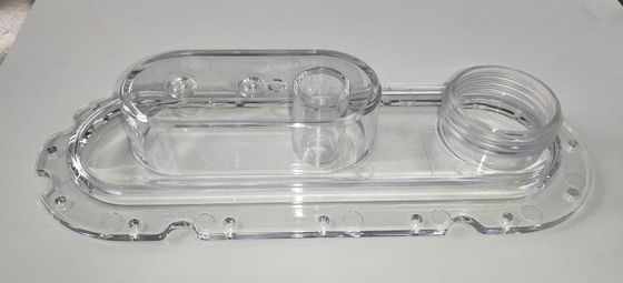Piezas plásticas transparentes de encargo de la base plástica del moldeo a presión PE/PP