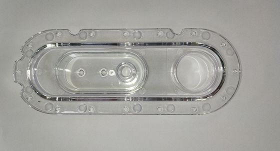 Piezas plásticas transparentes de encargo de la base plástica del moldeo a presión PE/PP