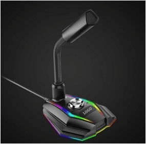 Computadora escritorio portátil micrófono USB con cable juego vivo cambio de voz voz micrófono de chat