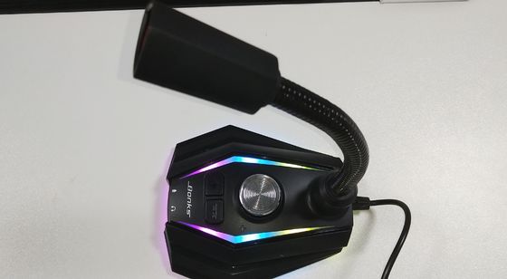 Computadora escritorio portátil micrófono USB con cable juego vivo cambio de voz voz micrófono de chat