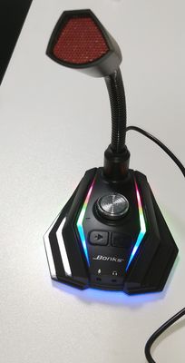 Computadora escritorio portátil micrófono USB con cable juego vivo cambio de voz voz micrófono de chat