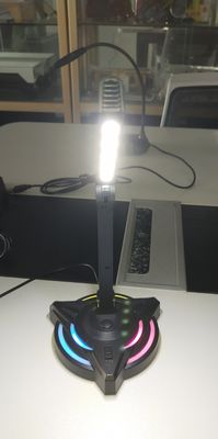 Ajuste completo de la lámpara de mesa del micrófono 2 de Esports del Karaoke de la reunión de escritorio del USB