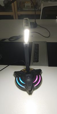 Ajuste completo de la lámpara de mesa del micrófono 2 de Esports del Karaoke de la reunión de escritorio del USB