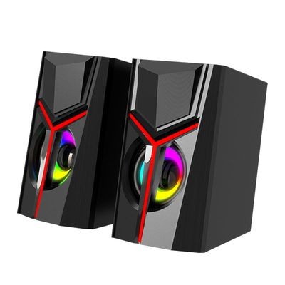 RGB para juegos Altavoz de computadora USB portátil Audio pequeño Super volumen Subwoofers de escritorio