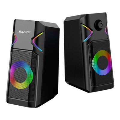 RGB para juegos Altavoz de computadora USB portátil Audio pequeño Super volumen Subwoofers de escritorio