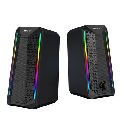 RGB para juegos Altavoz de computadora USB portátil Audio pequeño Super volumen Subwoofers de escritorio