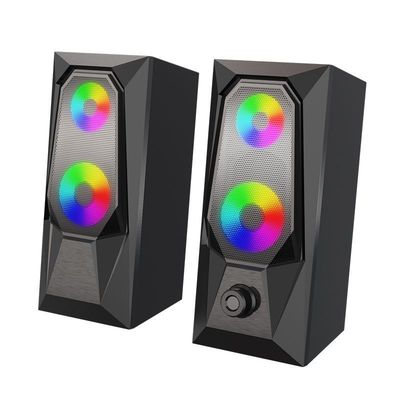 RGB para juegos Altavoz de computadora USB portátil Audio pequeño Super volumen Subwoofers de escritorio