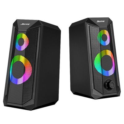 RGB para juegos Altavoz de computadora USB portátil Audio pequeño Super volumen Subwoofers de escritorio