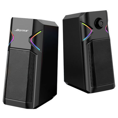 RGB para juegos Altavoz de computadora USB portátil Audio pequeño Super volumen Subwoofers de escritorio